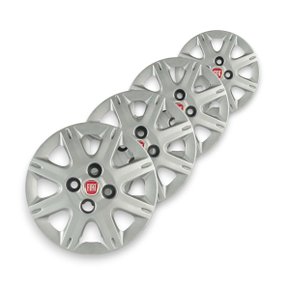 Jogo Calota Aro 13 Fiat Uno Way Economy 1987 Até 2009