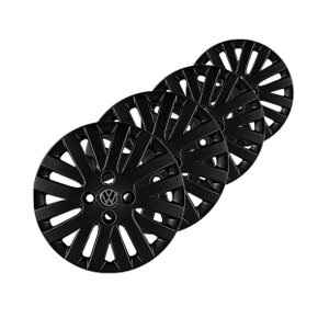 Jogo Calota Aro 14 Gol G5 2009 Preto Cubo Padrão