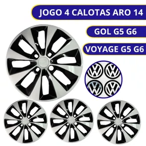 Jogo Calota Aro 14 Gol Saveiro Voyage G6 2013 até 2016