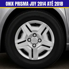 Jogo Calota Aro 14 Onix Prisma Joy 2014 Até 2018