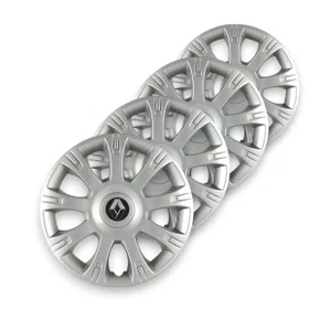 Jogo Calota Aro 14 Renault Sandero Logan Clio 2009 Até 2014