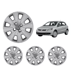 Jogo Calota Aro 14 Volkswagen Gol Voyage 2009 Até 2010