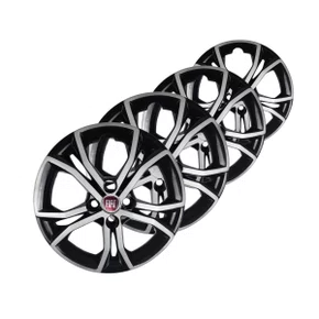 Jogo Calota Aro 15 Argo Após 2023 Prata Preto