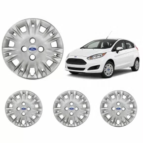Jogo Calota Aro 15 Ford New Fiesta 2014 Até 2017