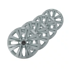 Jogo Calota Aro 15 Gol Voyage Saveiro 2023 Prata