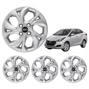 Jogo Calota Aro 15 Hyundai Hatch Sedan HB20 2019 Até 2022 