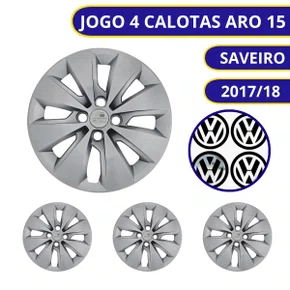 Jogo Calota Aro 15 Saveiro G6 G7 2013 até 2022