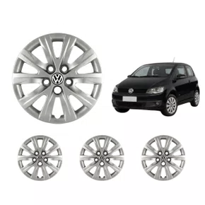 Jogo Calota Aro 15 VW Fox Spacefox Polo 2012 Até 2013