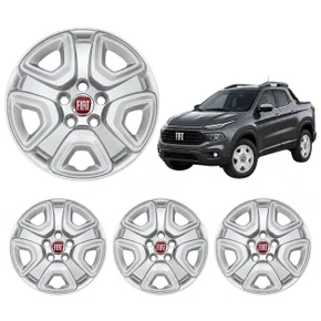 Jogo Calota Aro 16 Fiat Toro 2021 