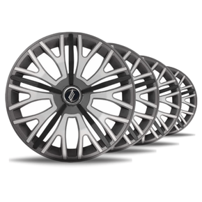 Jogo de Calotas Esportivas Aro 14 TRITON SPORT Graphite Silver Black ELITTE