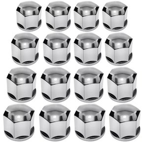 Jogo De Capa Tampa De Parafuso Cromada Parafuso 17 SHEKPARTS 