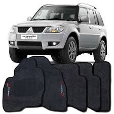 Jogo De Tapete Pajero TR4 Carpete Grafite Grafia Original 5 Peças 
