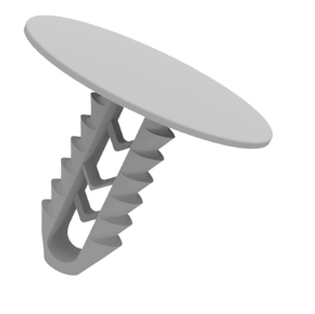 Kit 10 Grampo Presilha Forração Teto Cinza Linha Renault