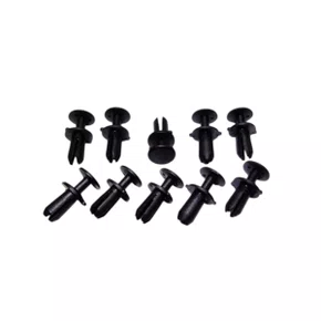 Kit 10 Grampo Presilha Parabarro e Parachoque Linha VW Jetta Golf Passat Saveiro Tiguan Up