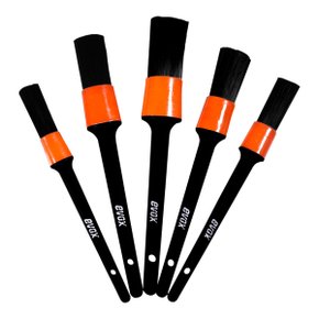 Kit 5 Pincéis Para Detalhamento Externos EVOX