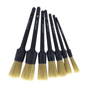 Kit 7 Pincéis Detalhamento Externo Cerdas Naturais SIGMA