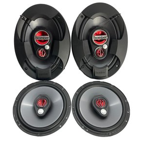 Kit Alto Falante 6 e 6x9 Polegadas 250w Rms BOMBER