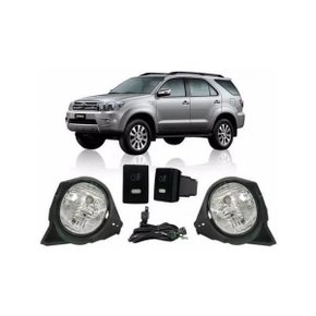 Kit Farol Auxiliar Milha Hilux SW4 2005 a 2011 Kit Completo