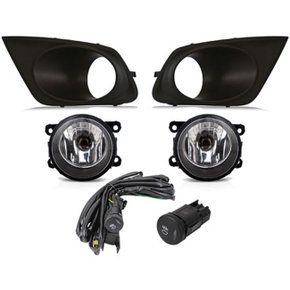 Kit Farol Auxiliar Milha Ka 2012 a 2014 Com Grade Kit Completo