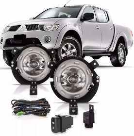 Kit Farol Auxiliar Milha L200 Triton 2006 a 2010 Kit Completo