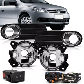 Kit Farol Milha Gol G5 Voyage Saveiro 2009 a 2012 