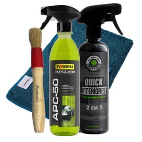 Kit Limpeza Interna Completa – APC + Detalhamento