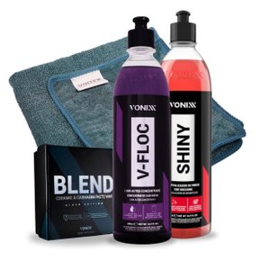 Kit Proteção e Brilho Vonixx - Limpeza e Acabamento Premium