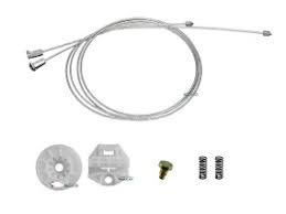 Kit Reparo Máquina Vidro Elétrico Traseiro Corsa Wind Sedan Wagon 1993 a 2009 Sem Lado