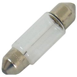 Lâmpada Amarela Torpedo Pequeno 25MM Avulso 12V