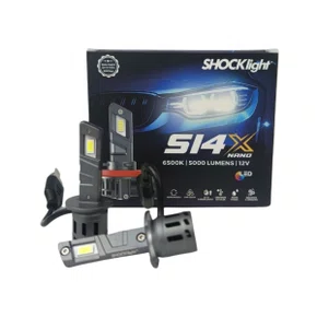 Lampada Automotiva Headlight Nano S14X Led 12V 6500K H1 Com 2 Unidades