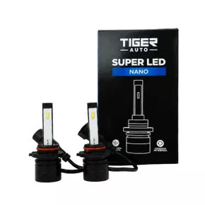 Lampada Automotiva Nano Tiger Led 12V 6000K HB3 Com 2 Unidades