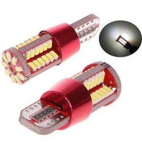 Lâmpada Led Branco T10 Esmagada Pingo C/ Canbus Canceller Avulso 12V 