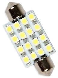 Lâmpada Led Branco Torpedo Pequeno 25MM Avulso 12V