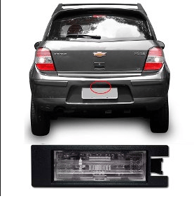 Lanterna de Placa Corsa Meriva Astra Novo Vectra Montana Spin Cruze Cobalt Agile
