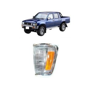 Lanterna Dianteira Hilux SR5 4x4 1992 a 2001 Com Moldura Cromada Esquerda
