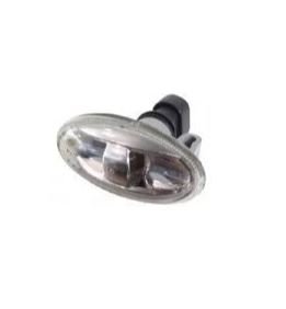 Lanterna Dianteira Lateral C3 206 207 307 2000 a 2015 Cristal Espelhada Sem Lado