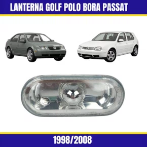 Lanterna Dianteira Lateral Golf Polo Bora Passat 1998/2008 Cristal Ambos Lados