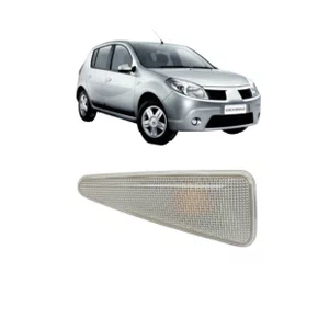 Lanterna Dianteira Lateral Paralama Sandero Symbol 2008 a 2015 Cristal Esquerdo FITAM