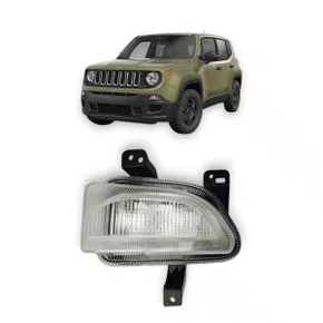Lanterna Dianteira Parachoque Jeep Renegade 2015 Até 2021 Cristal Esquerdo Motorista FITAM