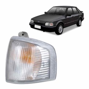 Lanterna Pisca Dianteira Escort Verona Apollo Hobby 1987 Até 1992 Cristal Esquerda