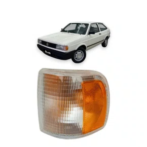 Lanterna Pisca Dianteira Gol Voyage Parati Saveiro 1991 a 1996 Cristal Com Ambar Esquerda FITAM