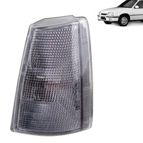 Lanterna Pisca Dianteira Kadett Ipanema 1989 a 1998 Cristal Esquerda