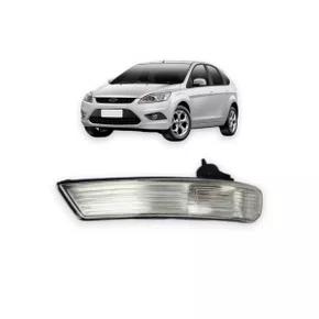 Lanterna Pisca Retrovisor Focus 2009 a 2013 Cristal Esquerdo