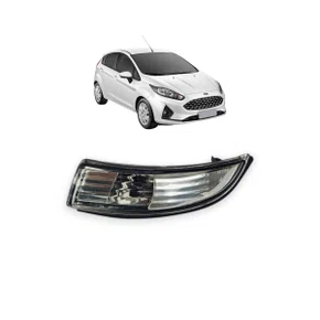 Lanterna Pisca Retrovisor New Fiesta 2010 a 2019 Cristal Esquerdo