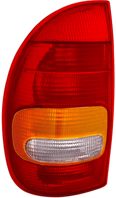 Lanterna Traseira Corsa 4 Portas Hatch Pick-up 1996 Até 1999 Tricolor Esquerda Motorista COFRAN