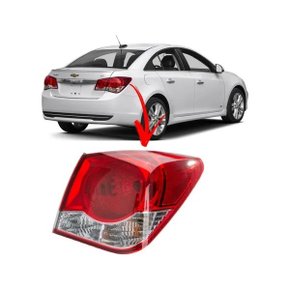 Lanterna Traseira Cruze Sedan 2011 a 2016 Canto Esquerda Motorista