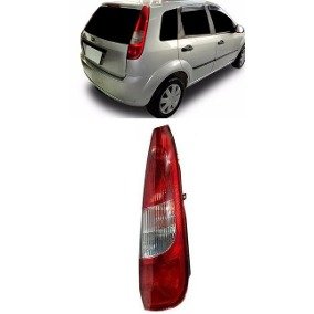 Lanterna Traseira Fiesta Hatch 2003 a 2007 Bicolor Direita Caroneiro