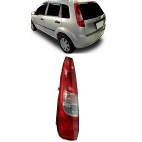 Lanterna Traseira Fiesta Hatch 2003 a 2007 Bicolor Esquerda Motorista