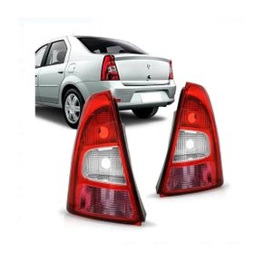 Lanterna Traseira Logan Bicolor 2010 a 2013 Esquerda Motorista