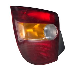 Lanterna Traseira Palio 1996 a 1999 Tricolor Esquerda Aba Preta COFRAN